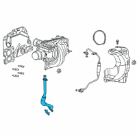 OEM 2022 Jeep Cherokee Hose-TURBOCHARGER Oil Feed Diagram - 4893761AD