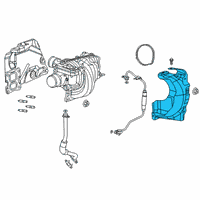 OEM 2019 Jeep Wrangler Shield-TURBOCHARGER Diagram - 5048393AB