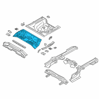 OEM 2020 Kia Forte Panel Assembly-Rear FLOO Diagram - 65511M7000
