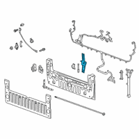 OEM 2019 GMC Sierra 1500 Hinge Diagram - 84447001