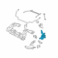 OEM 2002 Infiniti QX4 KNUCKLE Spindle RH Diagram - 40014-1W902