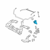 OEM 2001 Infiniti QX4 Bracket Assy-Front Stabilizer Diagram - 54634-0W000