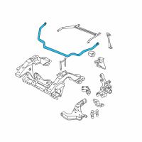 OEM Infiniti QX4 STABILIZER - Front Diagram - 54611-3W400