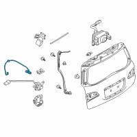 OEM 2021 Nissan Armada Switch Assy-Trunk Opener Diagram - 25380-6JF0A