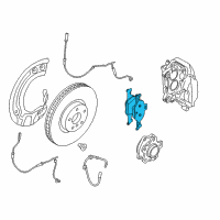 OEM 2018 BMW M550i xDrive Disc Brake Pad Repair Kit Diagram - 34-11-6-883-470