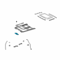 OEM Lexus Gear Sub-Assy, Sliding Roof Drive Diagram - 63260-53020