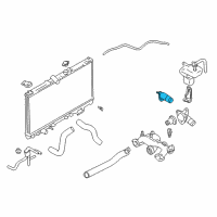 OEM 2003 Dodge Stratus Tube-Water Outlet Hose Diagram - MD346789