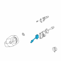 OEM Nissan Xterra Switch Assembly - Turn Signal Diagram - 25540-40U61