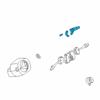 OEM 1998 Nissan Altima Lock Set-Steering Diagram - D8700-9E100