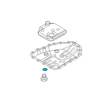 OEM Hyundai Gasket-Engine Oil Plug Diagram - 21513-23000