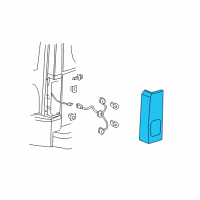 OEM 2006 Hummer H3 Tail Lamp Assembly Diagram - 19259479