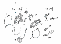 OEM 2022 BMW X6 OPERATING ROD, DOOR FRONT LE Diagram - 51-21-7-474-619