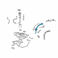 OEM Toyota Corolla Filler Pipe Diagram - 77201-02330