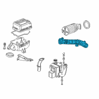 OEM Acura Tube, Air Flow Diagram - 17228-P73-000