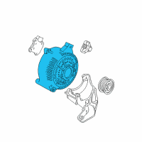 OEM Ford Aerostar Alternator Diagram - F2HZ-10346-BRM2