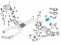 OEM 2022 BMW X5 TAILPIPE TIP, BLACK CHROME Diagram - 18-30-8-058-651