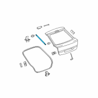 OEM 2007 Chevrolet Malibu Strut Asm-Lift Gate Diagram - 15905350