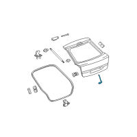 OEM 2008 Chevrolet Malibu Lock Switch Diagram - 22734487