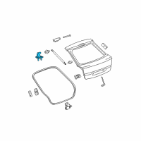 OEM 2005 Chevrolet Malibu Hinge Kit-Lift Gate (Body Side & Lift Gate Side) Diagram - 22728928