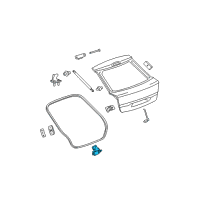 OEM 2007 Chevrolet Malibu Lock Diagram - 15145724