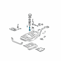 OEM 2004 Acura MDX Fuel Sending Unit Diagram - 17040S3VA50