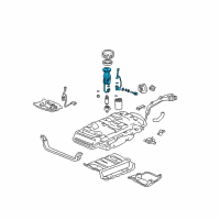 OEM 2004 Acura MDX Filter Set, Fuel Diagram - 16010-S3V-A50