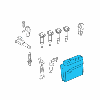 OEM Scion ECM Diagram - 89661-21540