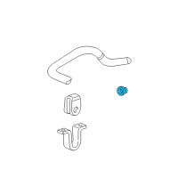 OEM Ford E-150 Club Wagon Rear Bushings Diagram - F2UZ-5K486-A