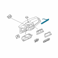 OEM Switch Unit, Centre Console Diagram - 61-31-9-202-037