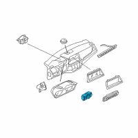 OEM BMW X5 Headlight Switch Diagram - 61-31-9-134-728