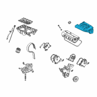 OEM 1999 Honda Accord Manifold, Intake Diagram - 17100-P8A-A01