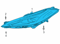 OEM Chevrolet Corvette Composite Assembly Diagram - 84826261