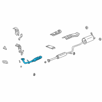 OEM 2002 Honda Insight Converter Diagram - 18160-PHM-A20