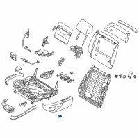 OEM 1996 BMW 750iL Switch Seat Adjusting Front Left Diagram - 61-31-8-373-741