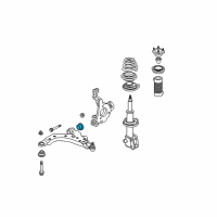 OEM Chevrolet Uplander Lower Control Arm Rear Bushing Diagram - 10260991