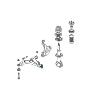 OEM 2004 Pontiac Grand Prix Ball Joint Diagram - 10340474