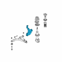 OEM Chevrolet Uplander Knuckle Diagram - 22990753