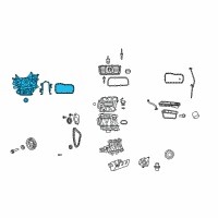 OEM 2007 Jeep Wrangler Cover Kit-Timing Diagram - 68003438AC