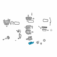 OEM 2007 Dodge Caravan Gasket-Intake Manifold Diagram - 4781034AB