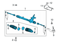 OEM 2022 Chevrolet Trailblazer Gear Assembly Diagram - 42745903