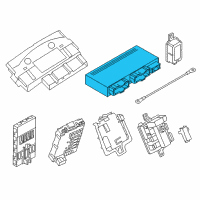 OEM BMW 435i xDrive Convertible Top-Control Unit Diagram - 61-35-7-456-364