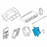 OEM BMW 430i Gran Coupe Integrated Supply Module Diagram - 12-63-8-638-551