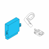 OEM 2012 Ford Transit Connect Module Diagram - 9T1Z-15K600-B