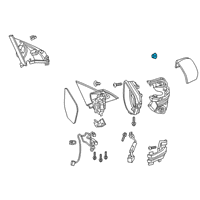 OEM 2008 Honda Element Nut, Flange (6MM) Diagram - 94050-06080