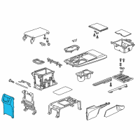 OEM 2014 Acura RDX Garnish Assembly, Rear (Sandstorm) Diagram - 83403-TX4-A01ZA