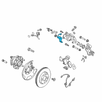 OEM 2019 Hyundai Elantra Guide Cable, LH Diagram - 58235-F2300