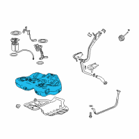 OEM Buick LaCrosse Fuel Tank Diagram - 13247863