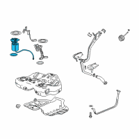 OEM 2011 Buick LaCrosse Fuel Pump Diagram - 13578385