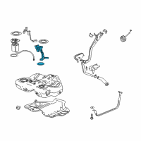 OEM 2010 Buick LaCrosse Fuel Gauge Sending Unit Diagram - 13505217