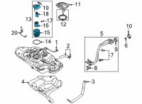 OEM 2022 Hyundai Elantra Pump Assembly-Fuel Diagram - 31120-AA000